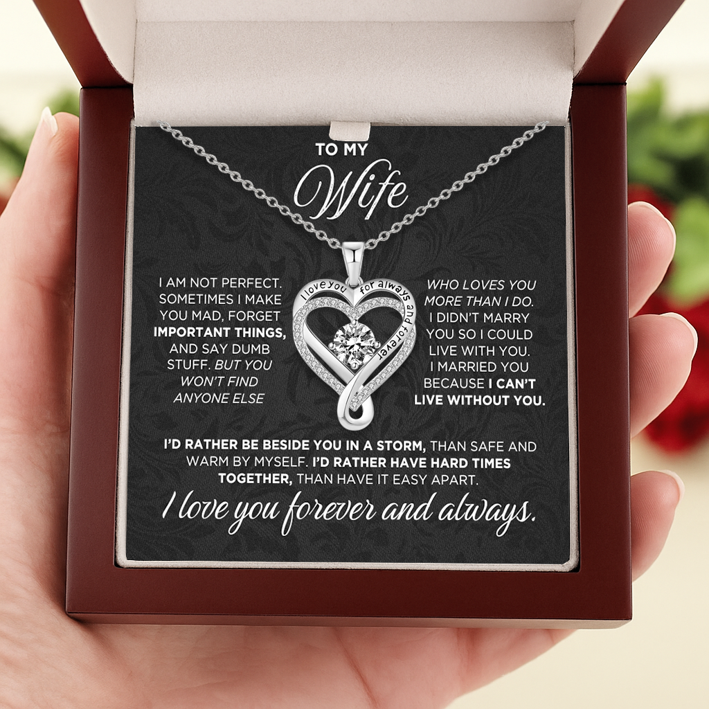 HEARTBOND™ – ETERNAL LOVE HEART NECKLACE FOR WIFE