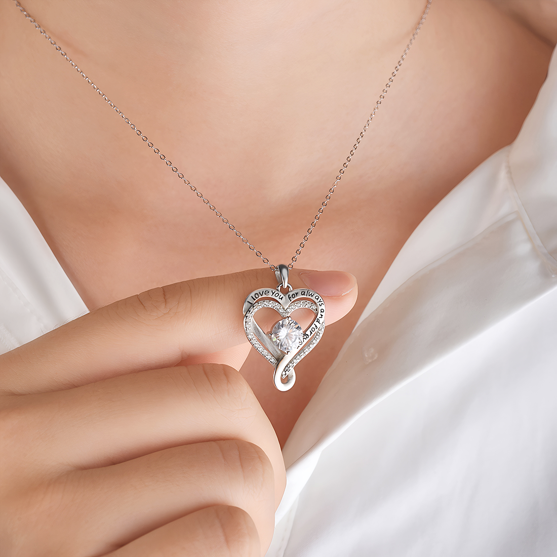 HEARTBOND™ – ETERNAL LOVE HEART NECKLACE FOR WIFE