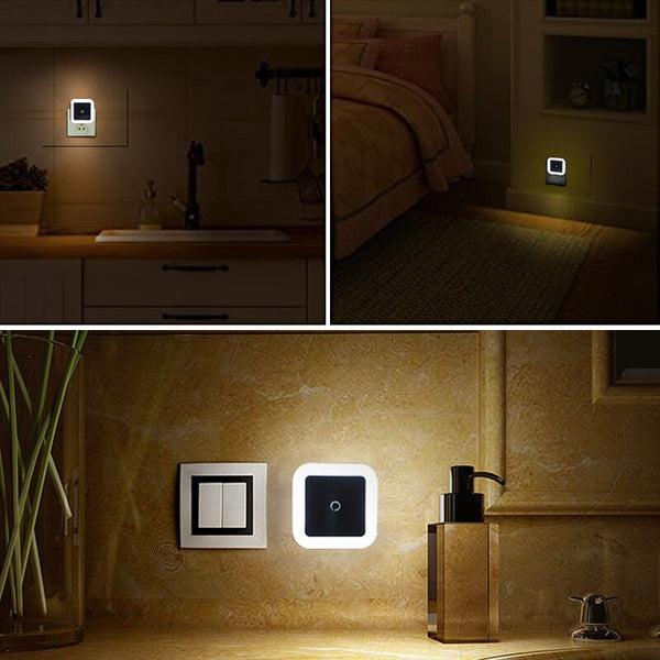 LED Night Light with Motion Sensor – Plug-In Wall Light