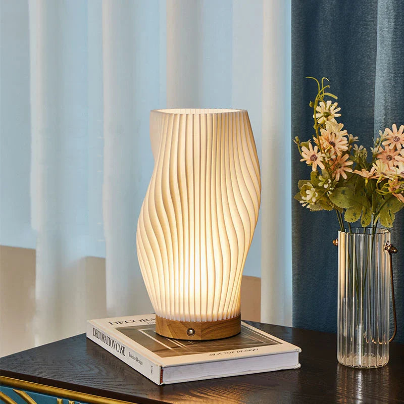 LumiWave™ Sculpted USB Table Lamp
