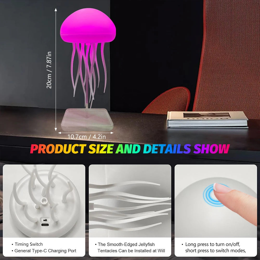 OCEANLUME™ – MESMERISING FLOATING JELLYFISH LAMP