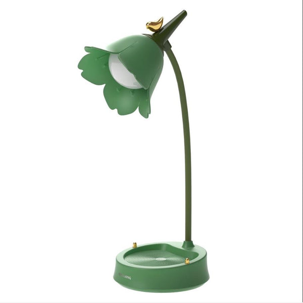 LED Desk Lamp with Petal-Shaped Design – Dimmable and Portable