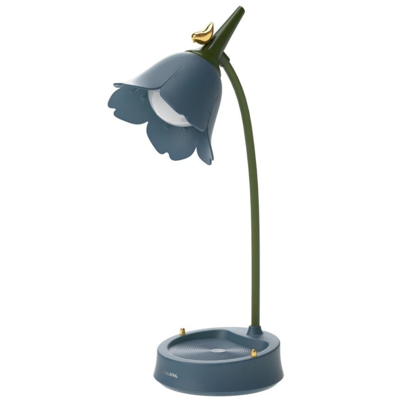 LED Desk Lamp with Petal-Shaped Design – Dimmable and Portable