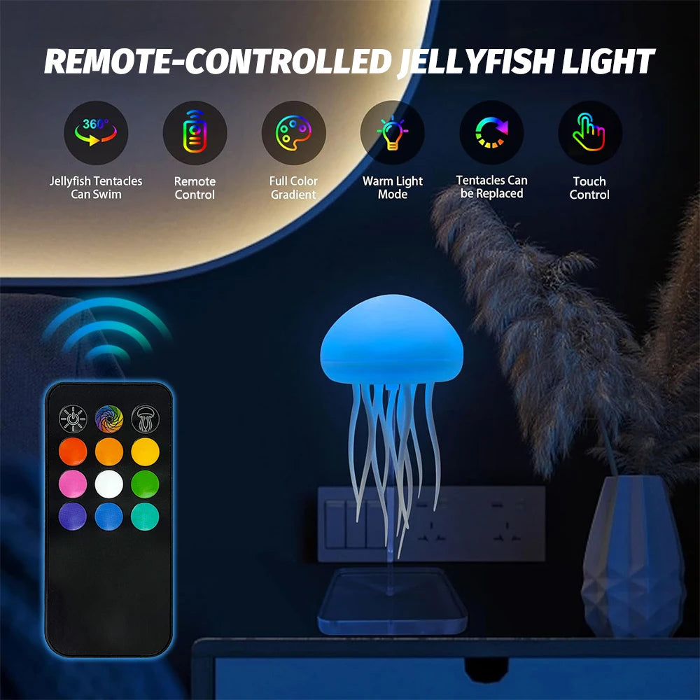 OCEANLUME™ – MESMERISING FLOATING JELLYFISH LAMP