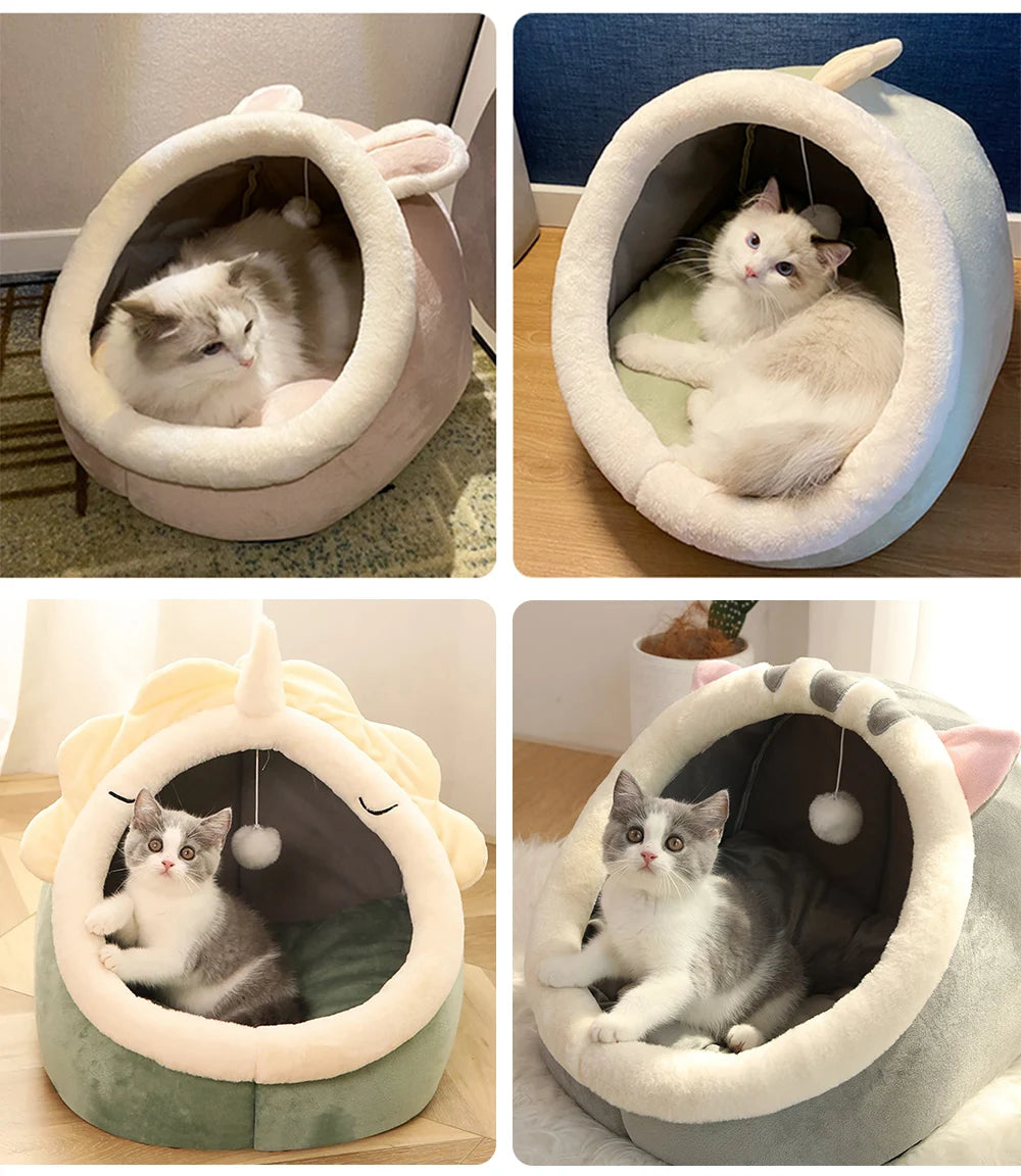 FLUFFDEN™ – CARTOON COMFY PET SLEEPING BED