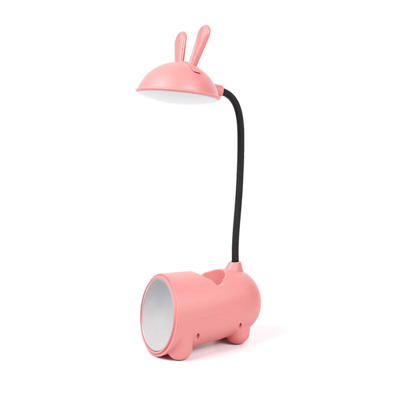 LED Desk Lamp with Flexible Arm and Storage – USB Rechargeable