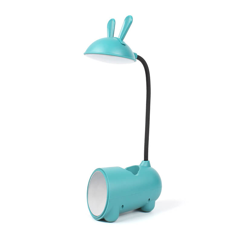 LED Desk Lamp with Flexible Arm and Storage – USB Rechargeable