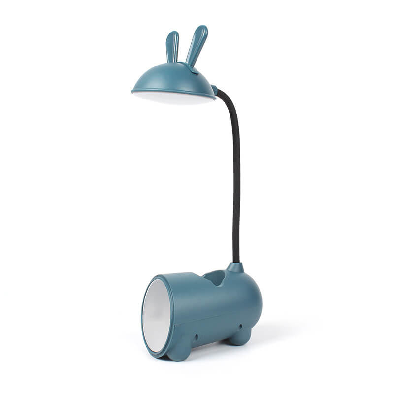 LED Desk Lamp with Flexible Arm and Storage – USB Rechargeable