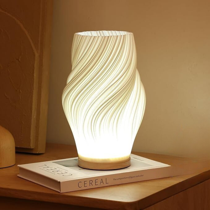 LumiWave™ Sculpted USB Table Lamp