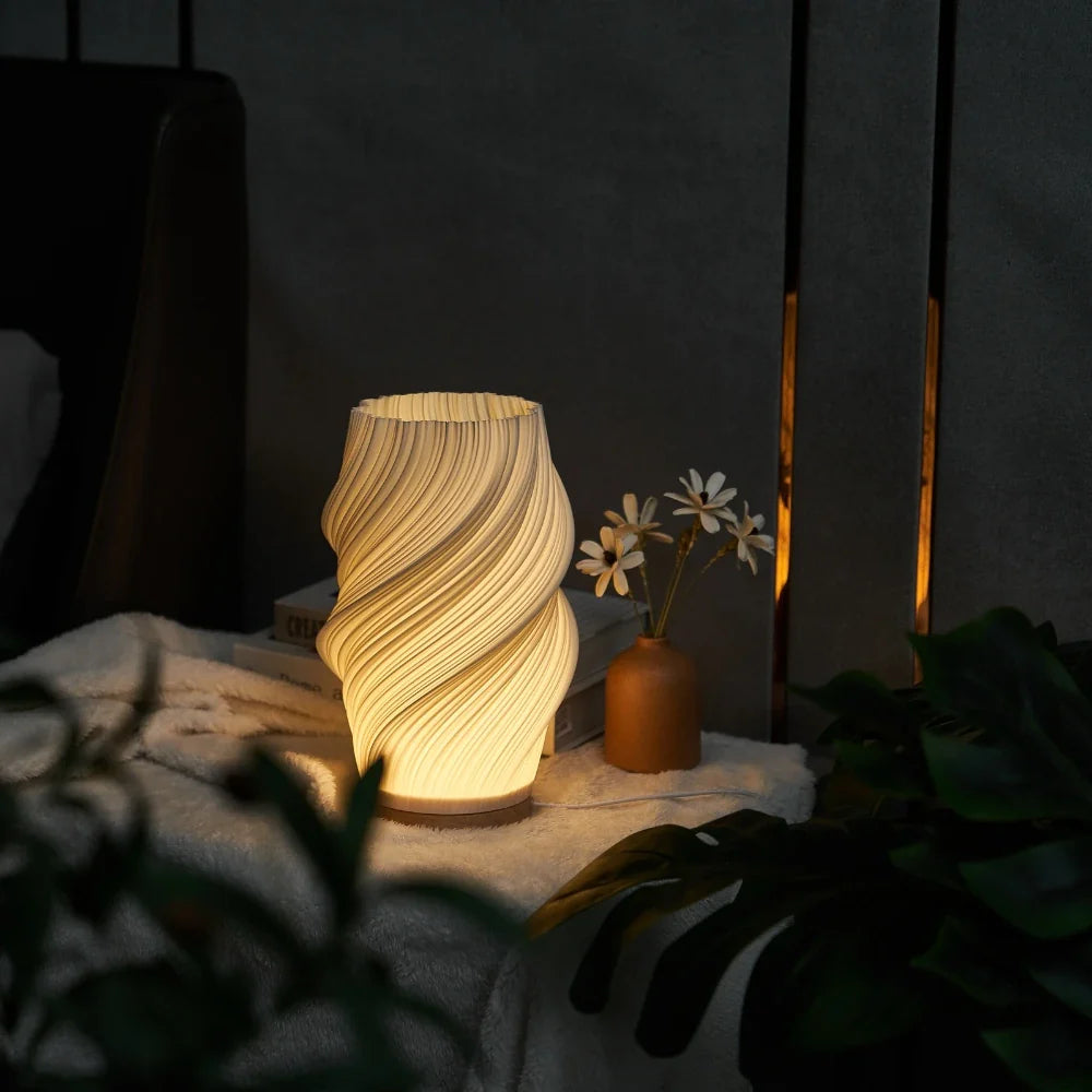LumiWave™ Sculpted USB Table Lamp