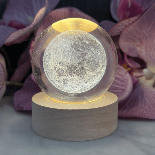 LUMIVORA™ – 3D Galaxy Crystal Sphere Lamp