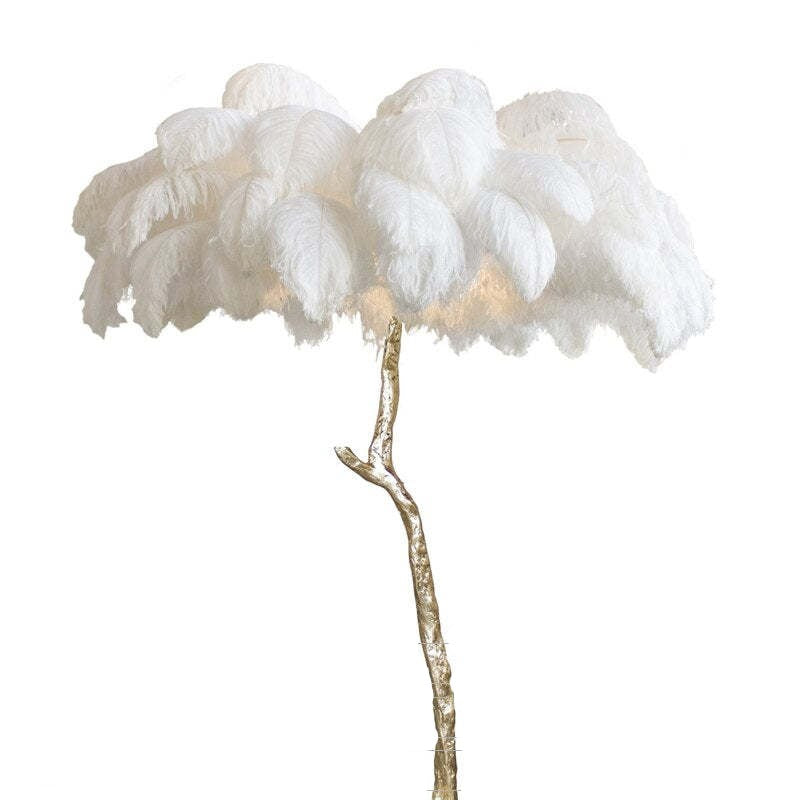LUMERÉA™ – Ethereal Feather Floor Lamp