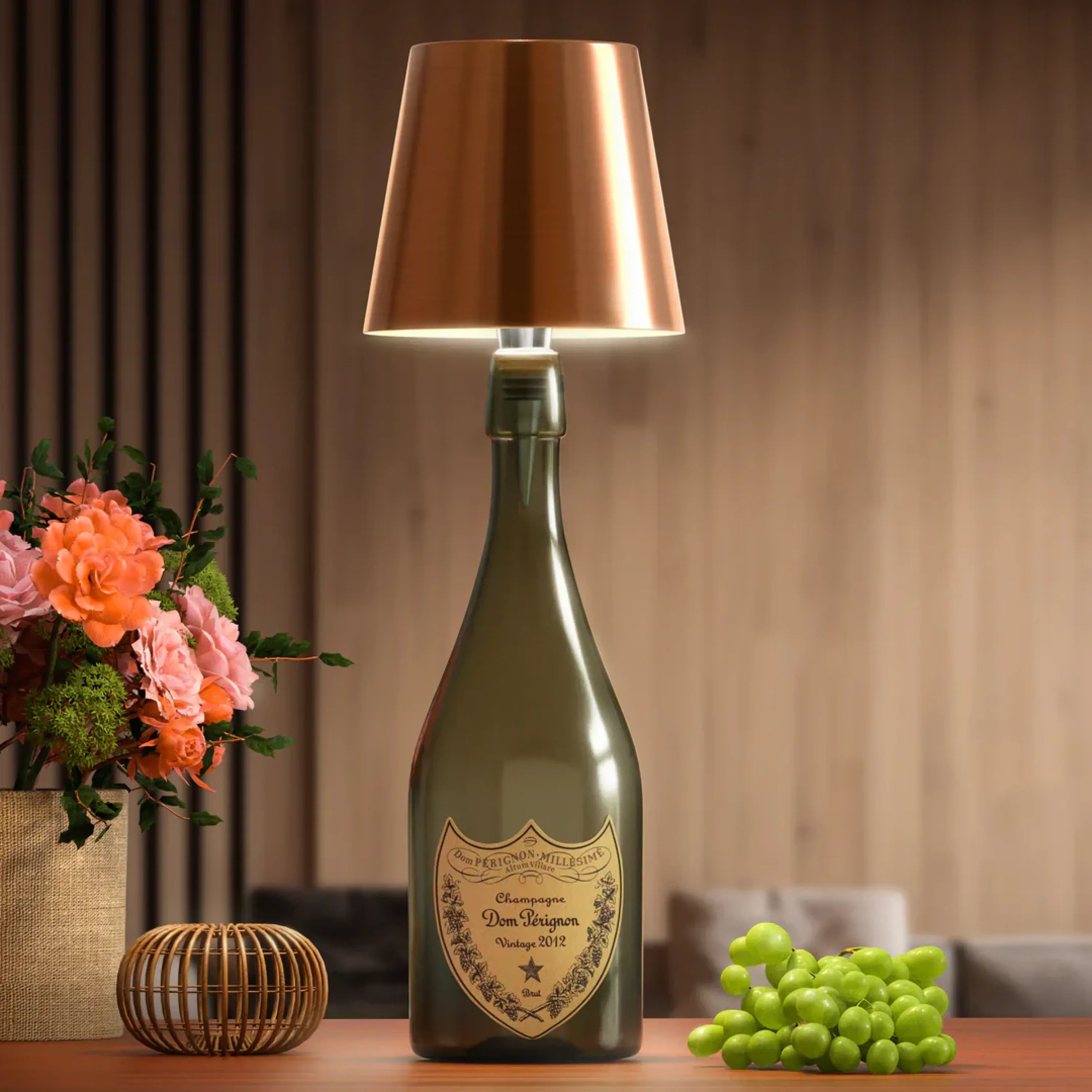 SOLO GLO™ – Cordless Bottle Lamp for Ambient Glow