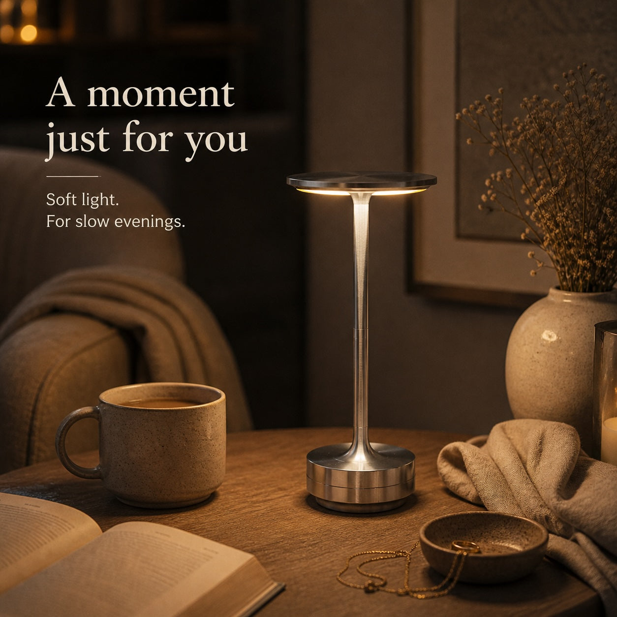 AuraGlow™ – The Golden Hour Lamp
