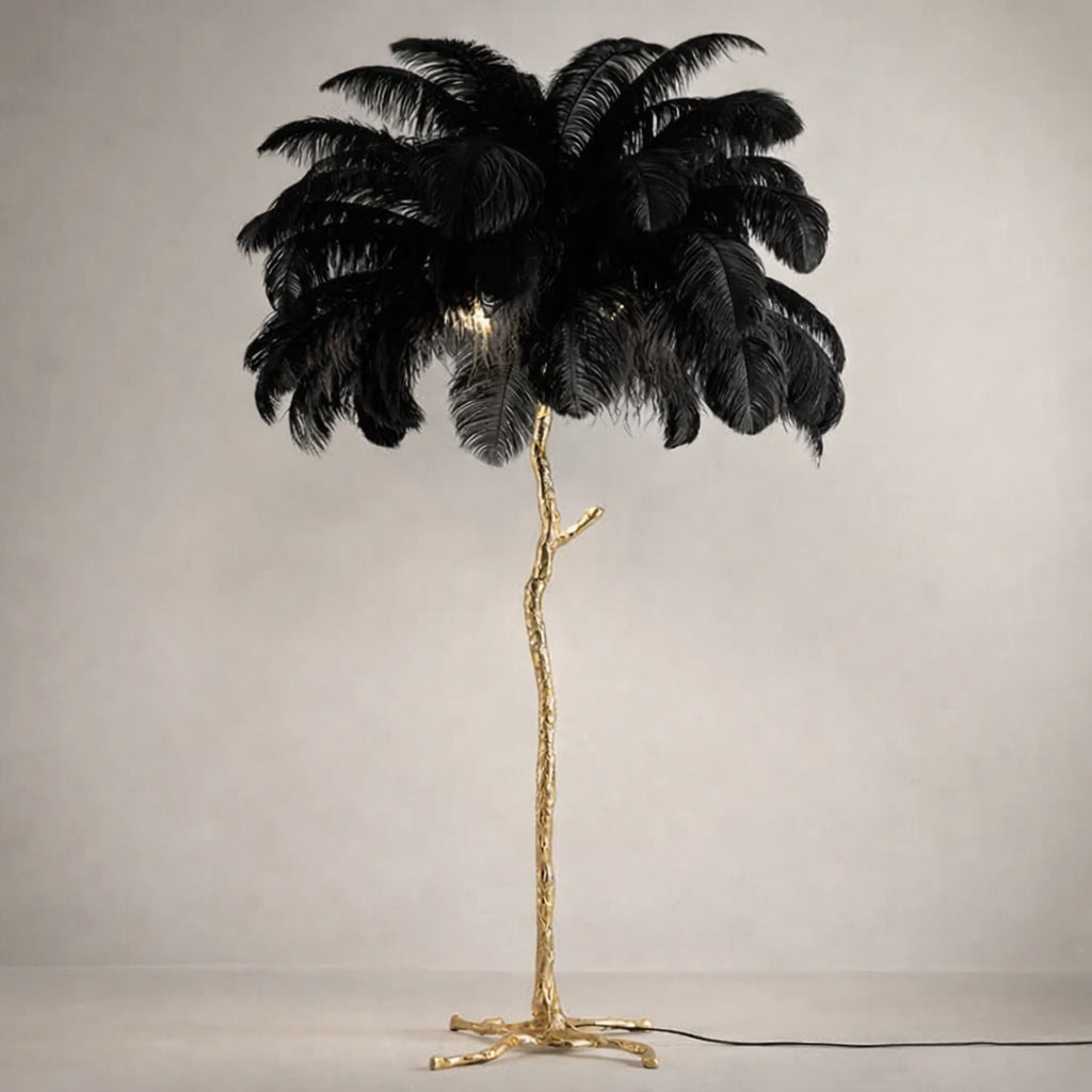 LUMERÉA™ – Ethereal Feather Floor Lamp