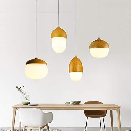 Pendant Light with Moon-Shaped Design