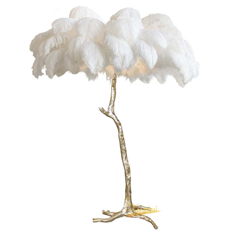 LUMERÉA™ – Ethereal Feather Floor Lamp