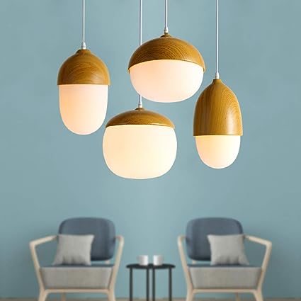 Pendant Light with Moon-Shaped Design