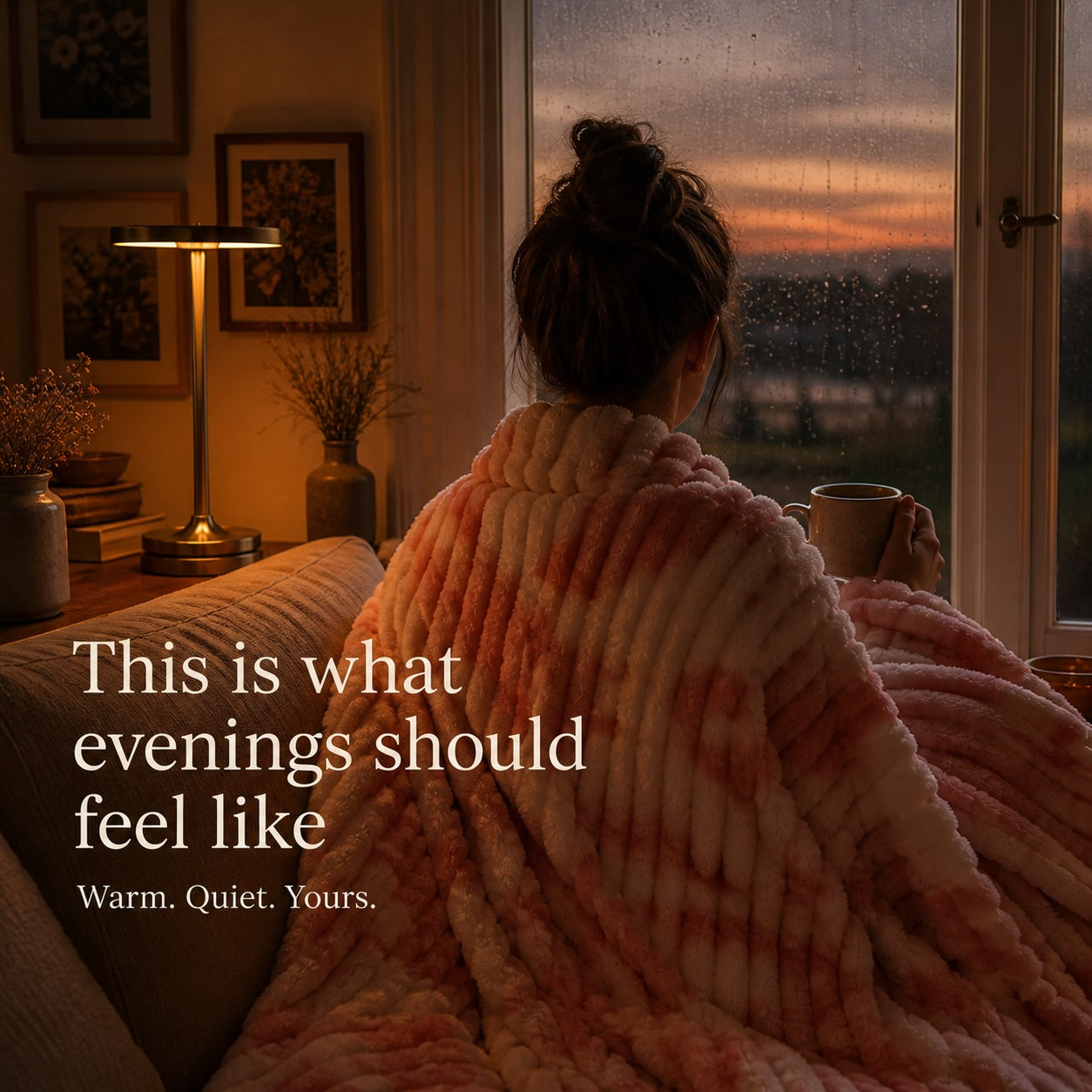 The Burrow Blanket™ — Ribbed Faux Fur Throw