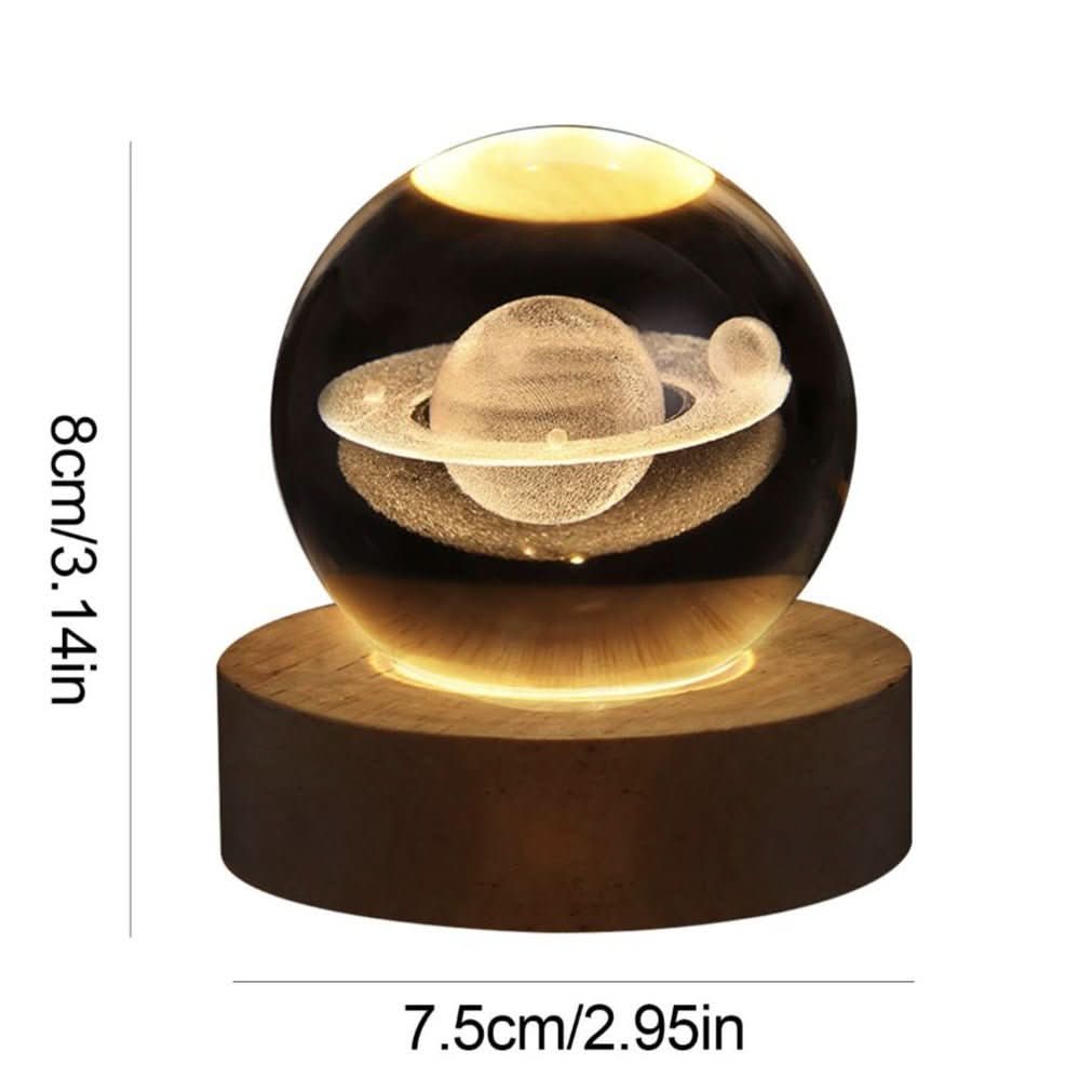 LUMIVORA™ – 3D Galaxy Crystal Sphere Lamp