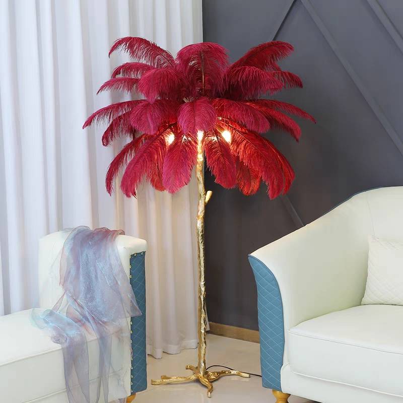 LUMERÉA™ – Ethereal Feather Floor Lamp