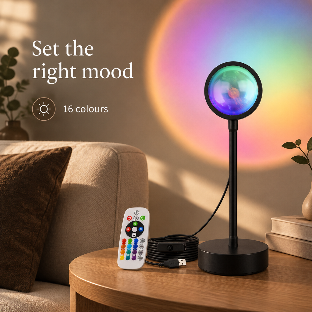 Sunset Glow Projection Lamp