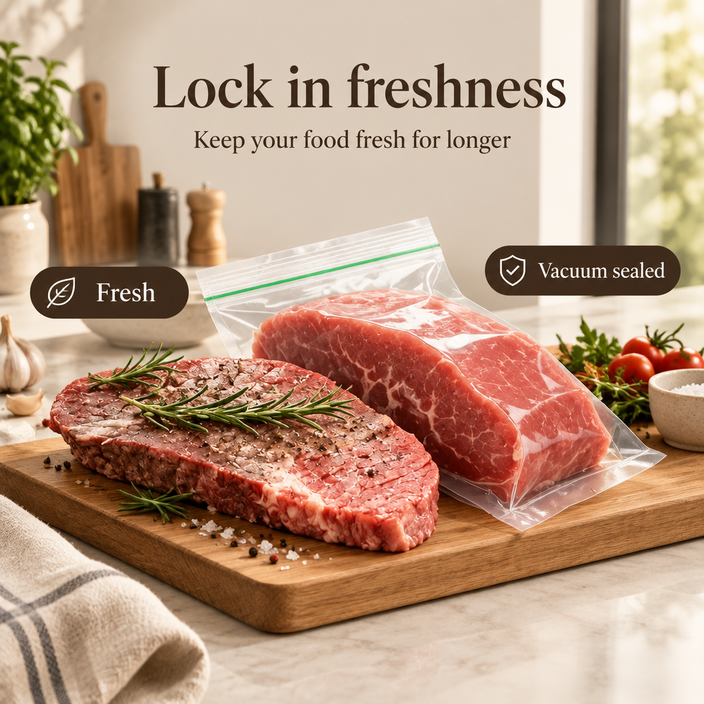 Rechargeable Handheld Vacuum Sealer with 12 Reusable Bags