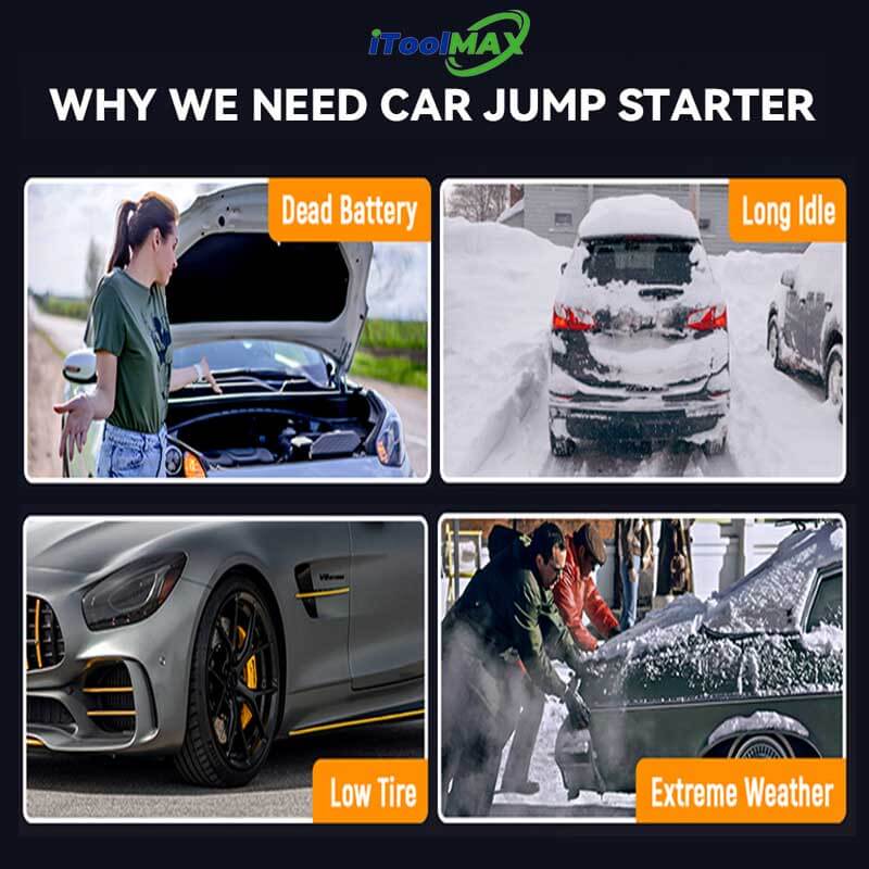 ReliableStart™ – 4-in-1 Portable Jump Starter & Air Pump Booster