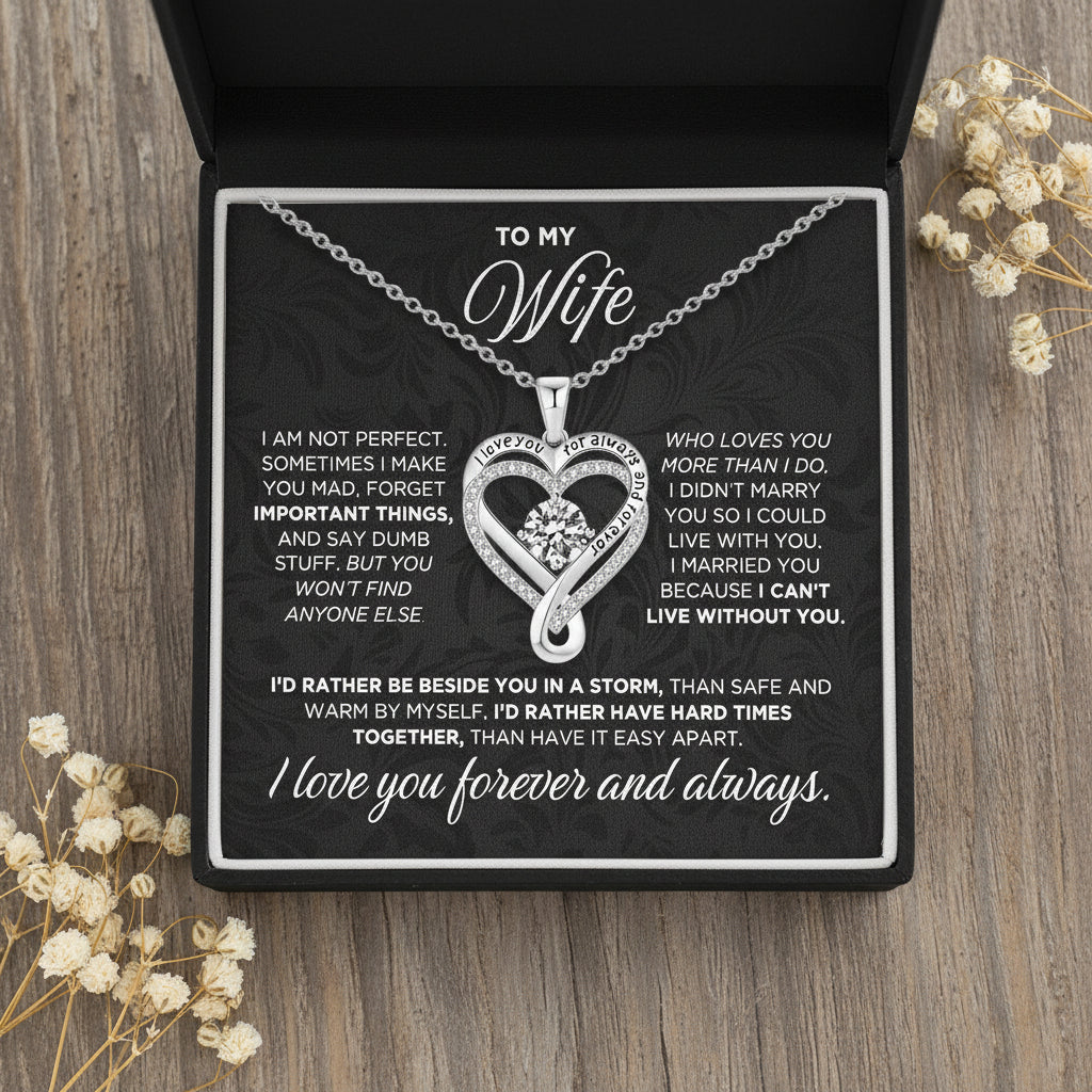 HEARTBOND™ – ETERNAL LOVE HEART NECKLACE FOR WIFE