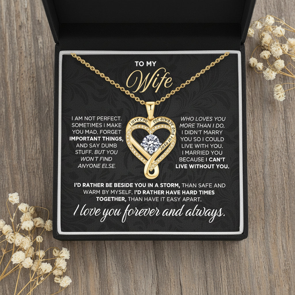 HEARTBOND™ – ETERNAL LOVE HEART NECKLACE FOR WIFE