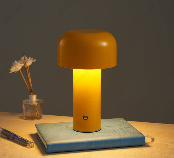 Wireless Dimmable Touch Table Lamp – Mushroom Design