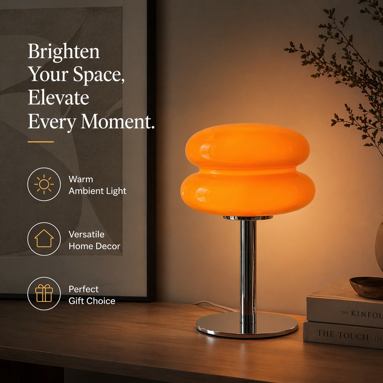 Mushroom Lamp™ | Dimmable Retro Glow