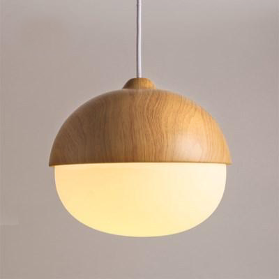 Pendant Light with Moon-Shaped Design
