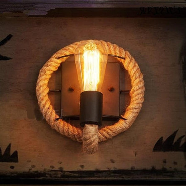 Wall Lamp with Rope – Industrial Design