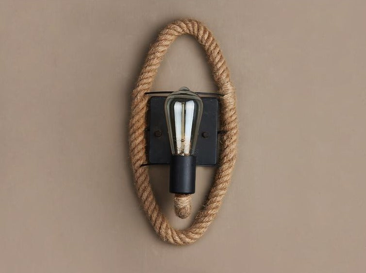 Wall Lamp with Rope – Industrial Design
