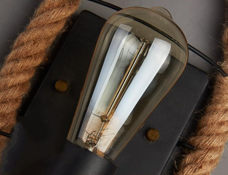 Wall Lamp with Rope – Industrial Design