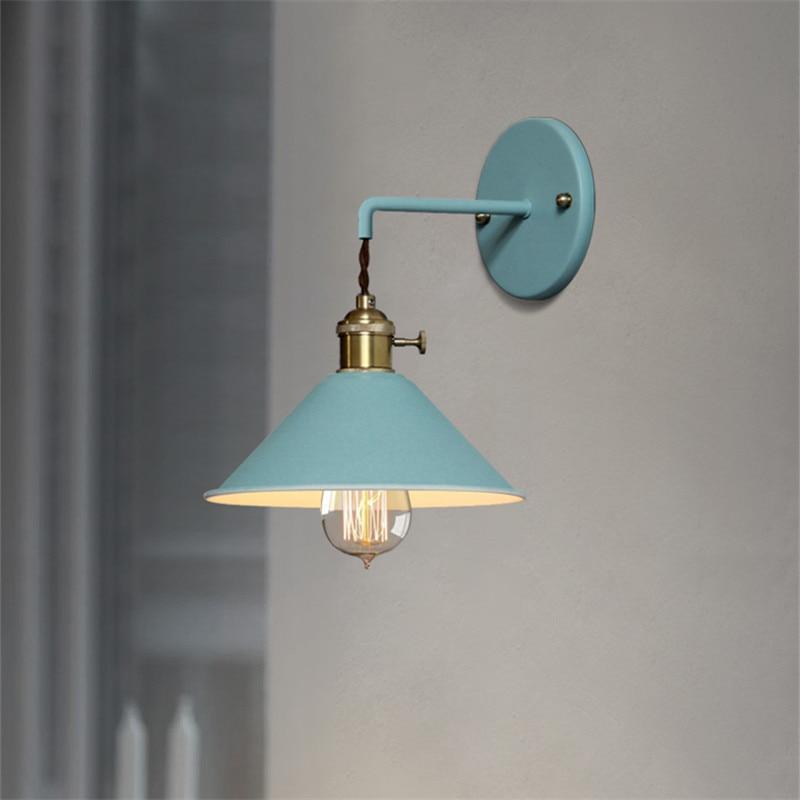 Wall Lamp with Metal Shade – Available in Multiple Colors