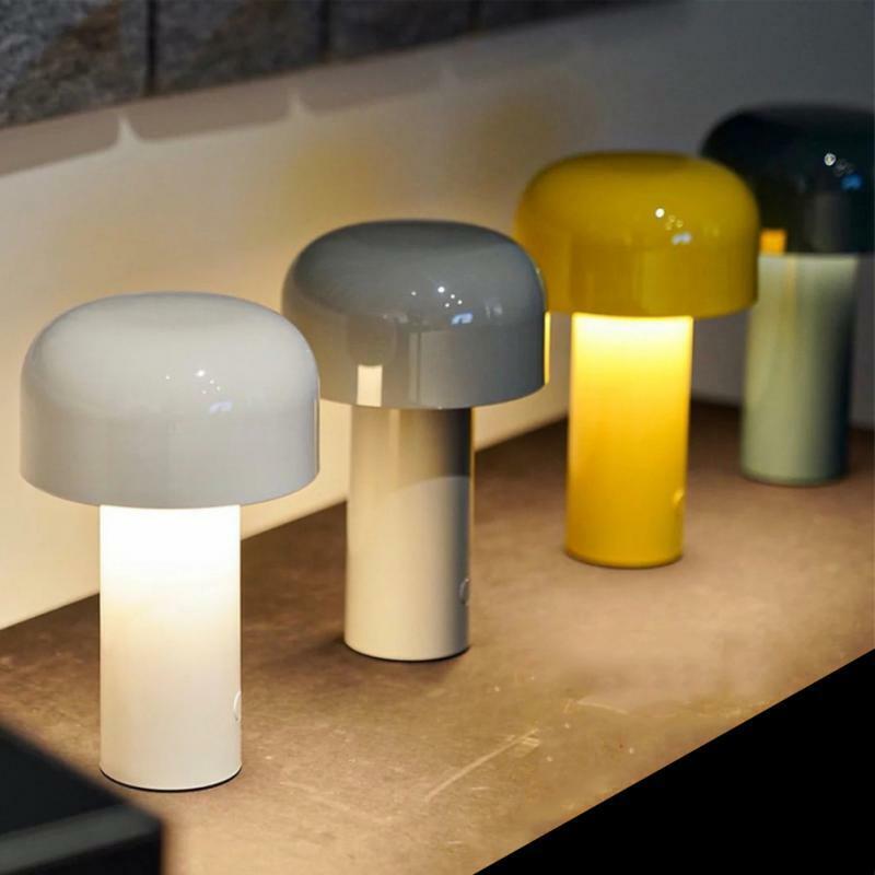 Wireless Dimmable Touch Table Lamp – Mushroom Design
