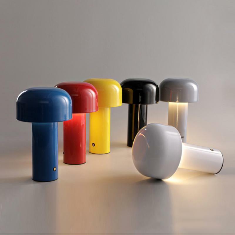 Wireless Dimmable Touch Table Lamp – Mushroom Design