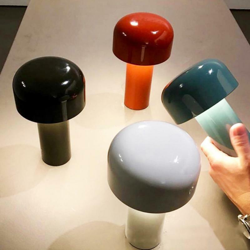 Wireless Dimmable Touch Table Lamp – Mushroom Design