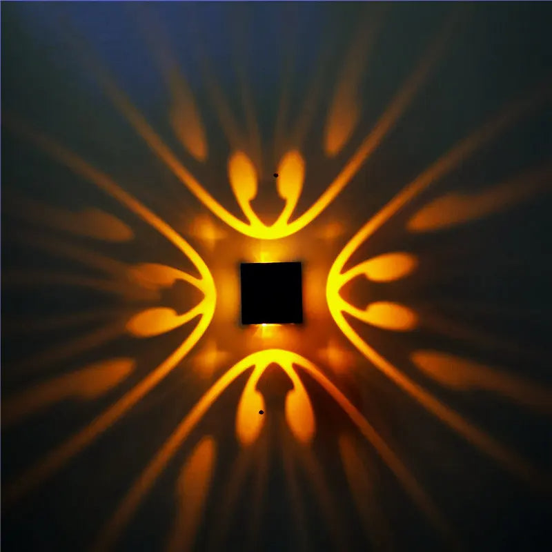 LED Wall Light with Adjustable Colors